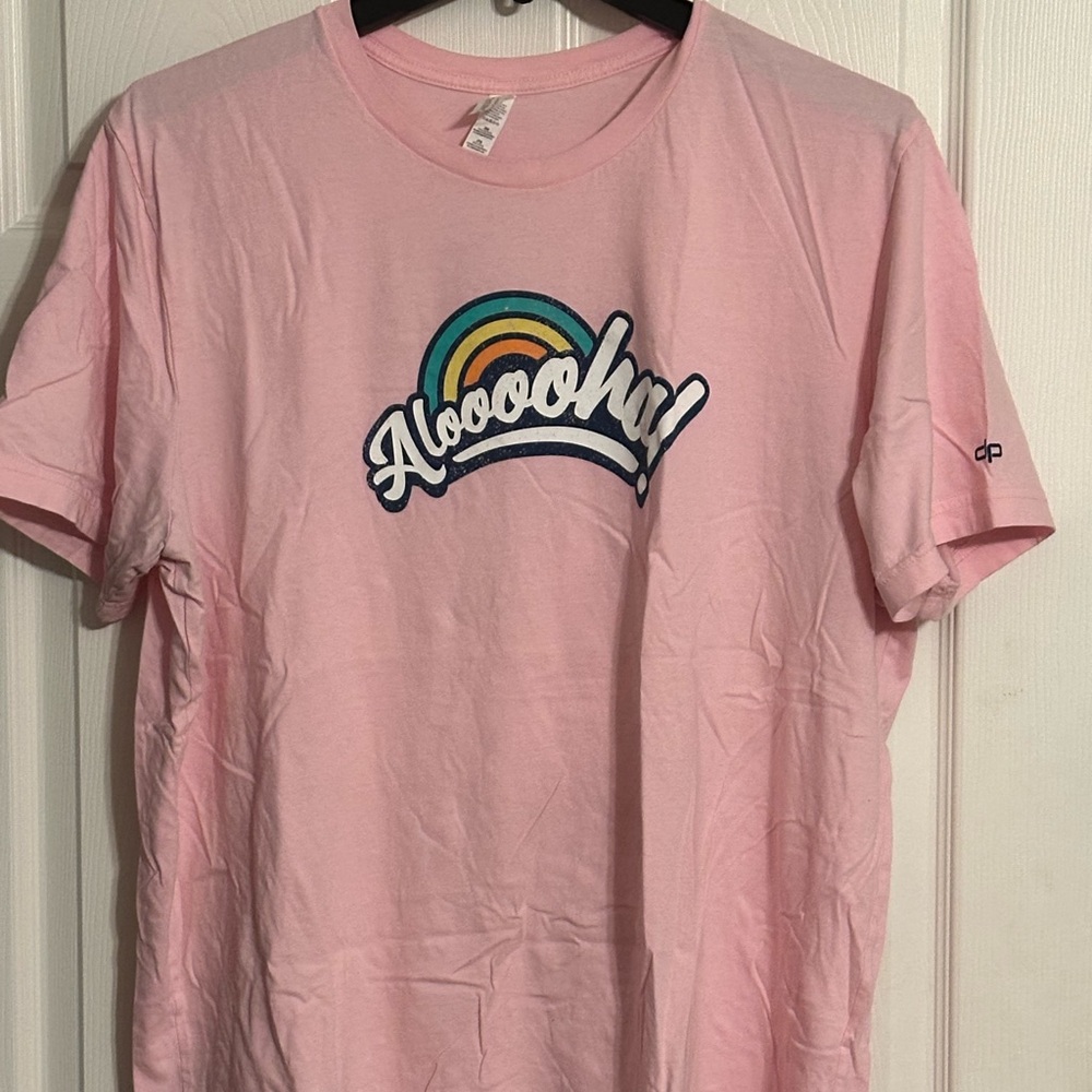 Mens The Dan Patrick Show Alooooha! Pink T-Shirt 2XL